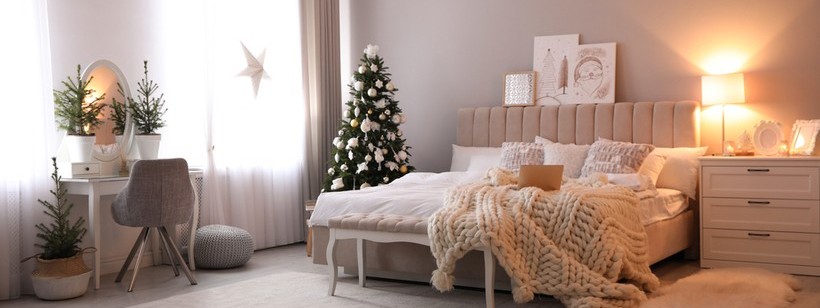 Jak – korzystając z ozdób bożonarodzeniowych – uczynić sypialnię bardziej przytulną?