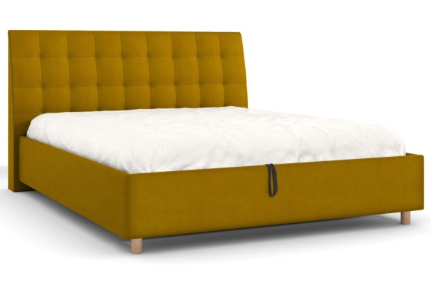 Eleganckie wezgłowie łóżka Nashville sprawia, że pasuje ono do każdej sypialni.