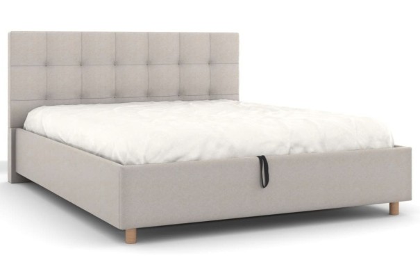 Wezgłowie łóżka Boston wyróżnia się nowoczesnymi przeszyciami, które nadają łóżku charakter