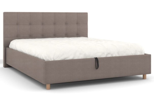 Wezgłowie łóżka Boston wyróżnia się nowoczesnymi przeszyciami, które nadają łóżku charakter