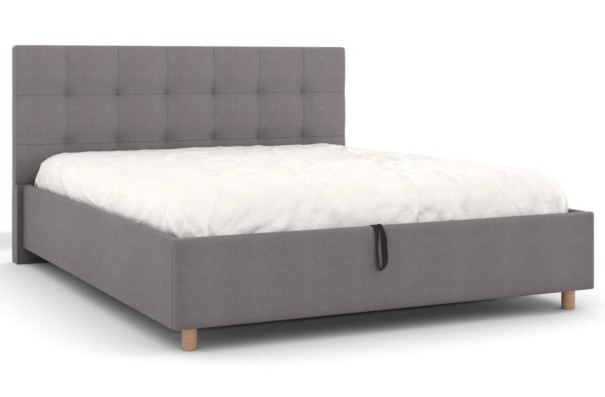 Wezgłowie łóżka Boston wyróżnia się nowoczesnymi przeszyciami, które nadają łóżku charakter