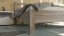 Przewiewne łóżko wykonane z wysokiej jakości drewna bukowego lub dębowego