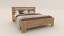 Łóżko z litego drewna o tradycyjnym designie