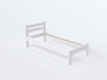 Łóżko z litego drewna bukowego lub dębowego