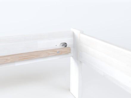 Łóżko z litego drewna bukowego lub dębowego