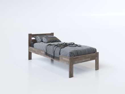 Łóżko z litego drewna bukowego lub dębowego