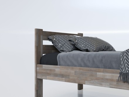 Łóżko z litego drewna bukowego lub dębowego