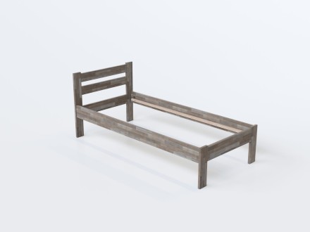 Łóżko z litego drewna bukowego lub dębowego