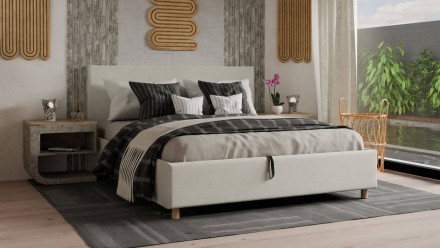 Nowoczesne i eleganckie w swym designie wezgłowie Klinmam Modesto charakteryzuje się prostymi liniami i dbałością o szczegóły.