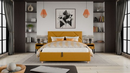 Wezgłowie Klinmam Vegas łączy w sobie piękno i funkcjonalność.