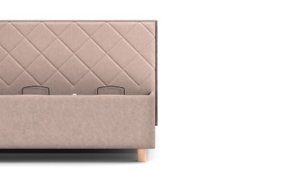 Wezgłowie Klinmam Madison z tapicerowanymi kwadratami charakteryzuje się pomysłowym designem i nienagannym wykonaniem.