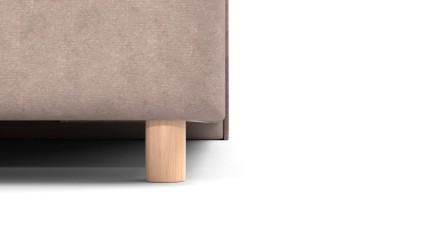 Wezgłowie Klinmam Madison z tapicerowanymi kwadratami charakteryzuje się pomysłowym designem i nienagannym wykonaniem.