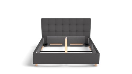 Wezgłowie łóżka Boston wyróżnia się nowoczesnymi przeszyciami, które nadają łóżku charakter