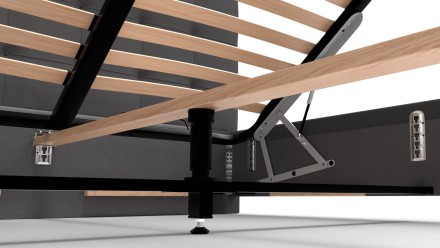 Wezgłowie łóżka Boston wyróżnia się nowoczesnymi przeszyciami, które nadają łóżku charakter