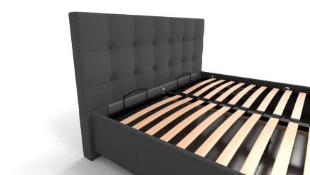 Wezgłowie łóżka Boston wyróżnia się nowoczesnymi przeszyciami, które nadają łóżku charakter