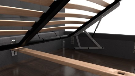 Wezgłowie łóżka Boston wyróżnia się nowoczesnymi przeszyciami, które nadają łóżku charakter