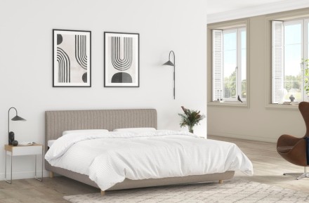 Łóżko TEMPUR® ARC to nowoczesna, minimalistyczna opcja idealna do każdej sypialni.