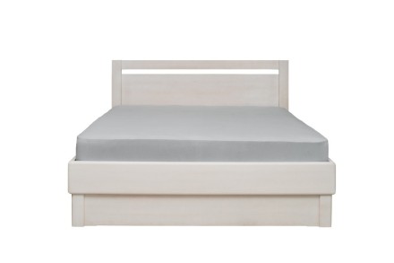 Łóżko Matera przyciąga uwagę swoim kształtem i prostym, nowoczesnym designem.