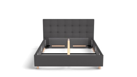 Wezgłowie łóżka Boston wyróżnia się nowoczesnymi przeszyciami, które nadają łóżku charakter