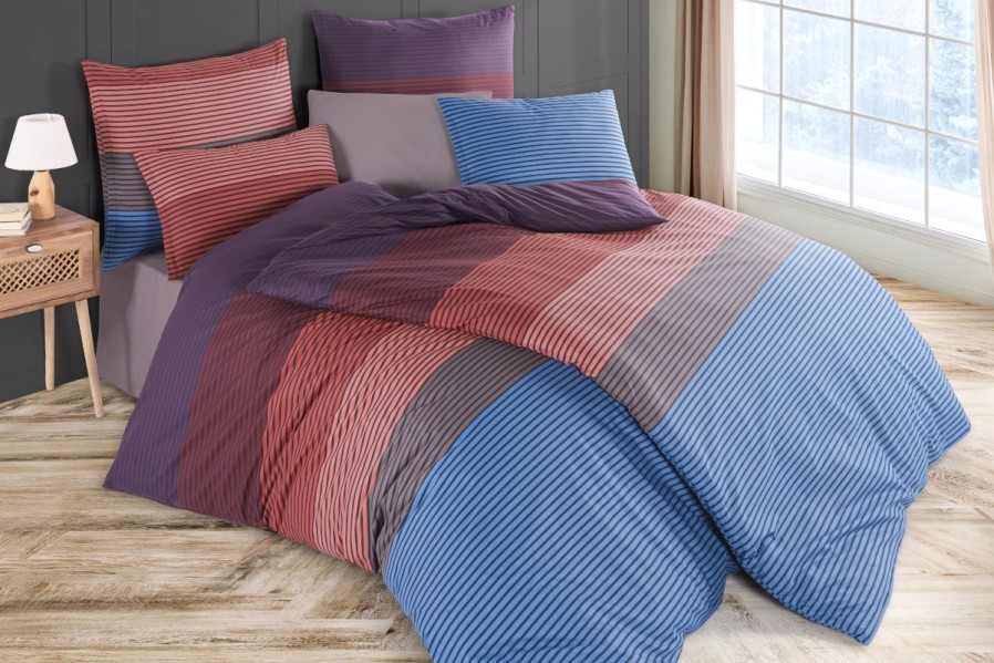 Pościel Aura jest przyjemna w dotyku, doskonale odprowadza wilgoć i prawie się nie gniecie.