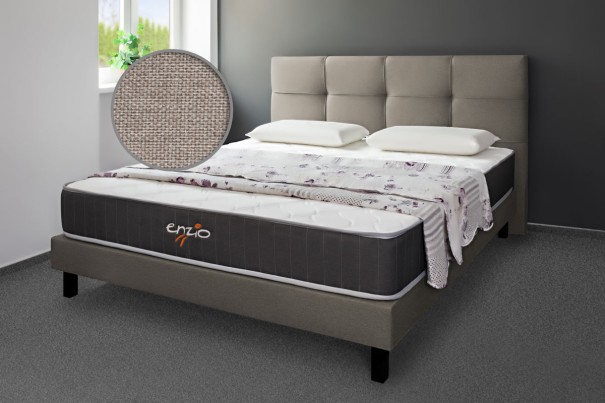 Łóżko Baltimore jest dominującym elementem pasującym do każdej nowoczesnej sypialni.