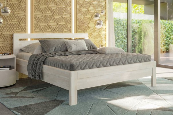 Venta to łóżko z litego drewna dla wysokiej jakości snu przez długie lata.