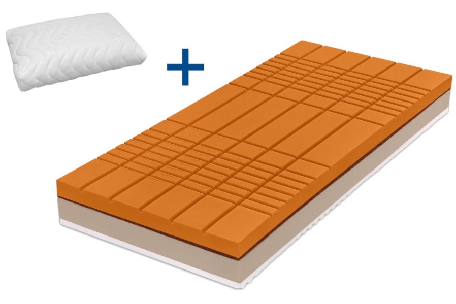 Dwa poziomy twardości - H3 i H4 | Materac piankowy | Wysokość 24 cm | Nośność 130 kg | Gwarancja 5 lat