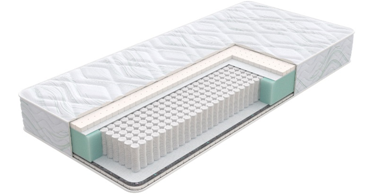 Materac Green S zapewnia maksymalny komfort i odprężenie dzięki zastosowaniu  naturalnego lateksu.