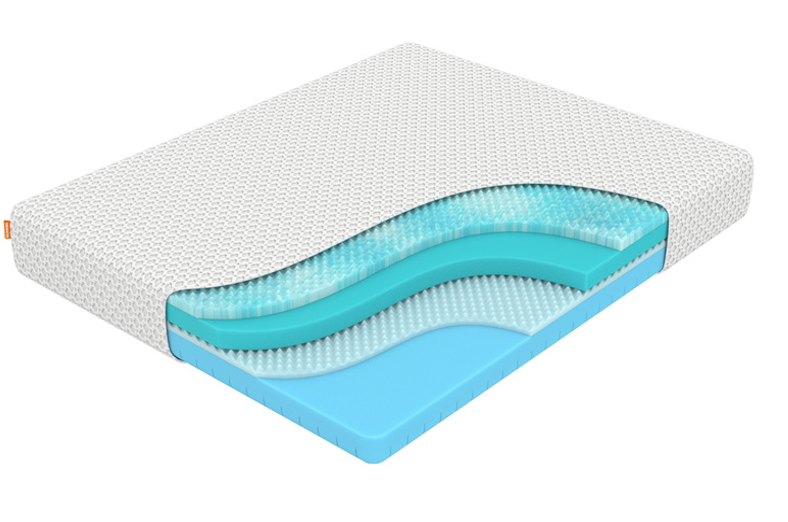 Miękki i wygodny materac z przyjemnym podparciem dla kręgosłupa.
