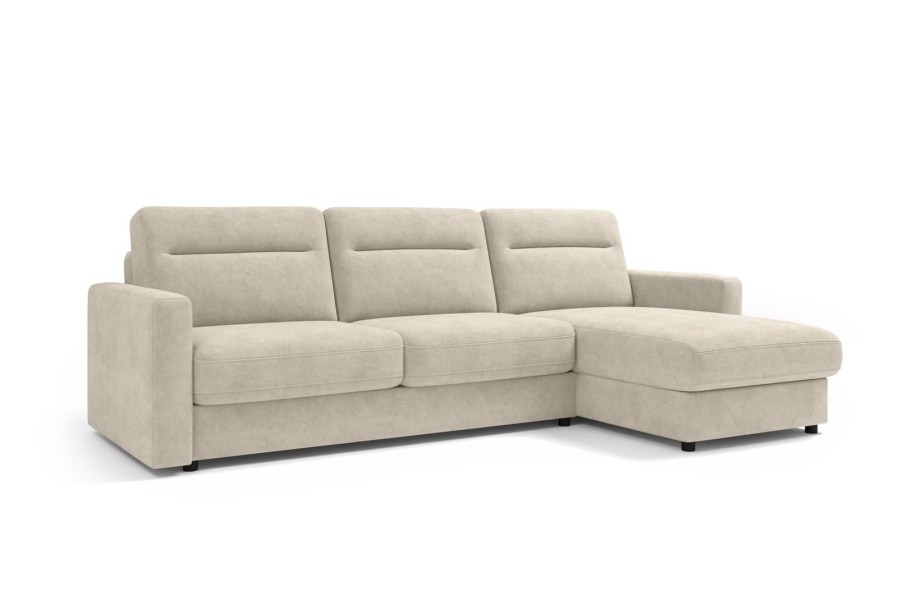 Sofa Lugano jest wielozadaniowa, w dzień będzie gustowny miejscem do relaksu, w nocy zagwarantuje komfortowy sen.