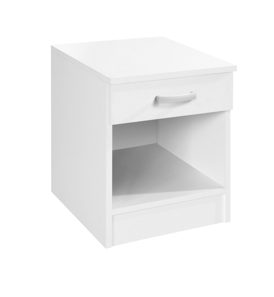 Szafki nocne Epsilon to połączenie nowoczesnych materiałów i minimalistycznego designu.