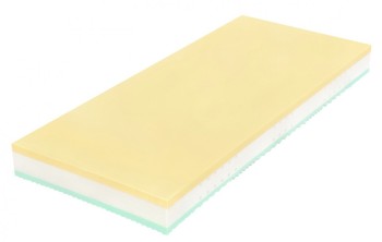 Dwa poziomy twardości - H2 i H3 | Materac piankowy | Wysokość 19 cm | Nośność 130 kg | Gwarancja 2 lata