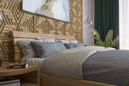 Łóżko wygląda tak, jakby za chwilkę miało unieść się w powietrzu.