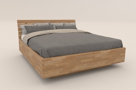 Łóżko wygląda tak, jakby za chwilkę miało unieść się w powietrzu.