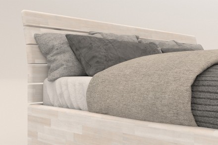 Łóżko wygląda tak, jakby za chwilkę miało unieść się w powietrzu.