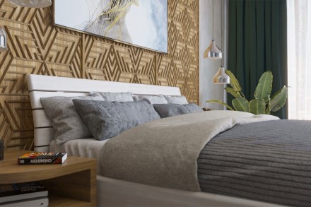 Łóżko wygląda tak, jakby za chwilkę miało unieść się w powietrzu.