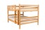 Drewniane łóżko dwupoziomowe Taormina. 