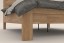 Łóżko Celin H1 z prostokątnym frontem z kolekcji łóżek z litego drewna DlaSpania.