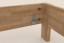 Łożko Celin H3 z prostokątnym frontem z kolekcji łożek z litego drewna DlaSpania.