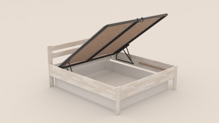 Łóżko z litego drewna bukowego lub dębowego