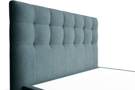 Tapicerowane wezgłowie Malibu nada sypialni luksusowego charakteru. Zostało wykonane z najwyższej jakości naturalnych materiałów, co gwarantuje nie tylko elegancki wygląd, ale także komfortowy sen.