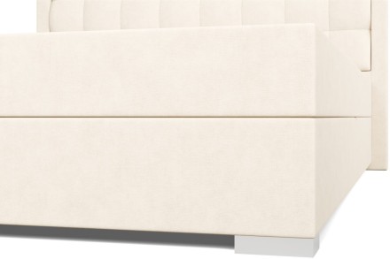 Z tapicerowanym wezgłowiem River doświadczysz maksymalnego komfortu i wsparcia podczas odpoczynku.