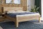 Łóżko Celin K1 z zaokrąglonym frontem z  litego drewna z kolekcji łóżek DlaSpania.