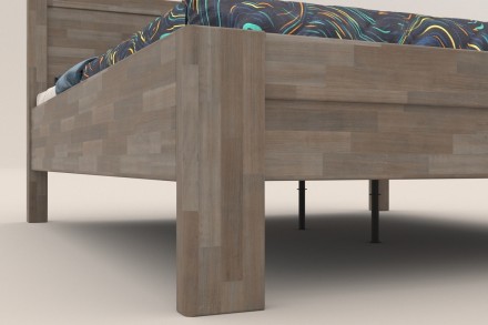 Solidne wykonane masywne łóżko Sion H3 stanie się godną ozdobą Twojej sypialni, wprowadzając do niej przytulność i komfort.