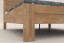 Łożko Sion H3 z prostokątnym frontem z kolekcji łożek z litego drewna DlaSpania.