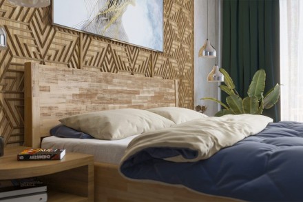 Solidne wykonane masywne łóżko Sion K1 stanie się godną ozdobą Twojej sypialni, wprowadzając do niej przytulność i komfort.