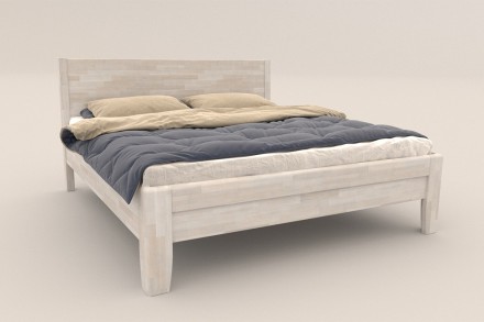 Solidne wykonane masywne łóżko Sion K1 stanie się godną ozdobą Twojej sypialni, wprowadzając do niej przytulność i komfort.