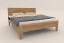 Łożko Sion H3 z prostokątnym frontem z kolekcji łożek z litego drewna DlaSpania.