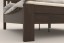 Łożko Celin H2 z prostokątnym frontem z kolekcji łożek z litego drewna DlaSpania.