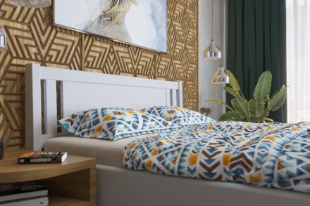 Solidne wykonane masywne łóżko Sion K2 stanie się godną ozdobą Twojej sypialni, wprowadzając do niej przytulność i komfort.